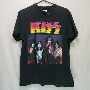 Vintage 90s KISS Eric Carr Memorial T Shirt Large Band Tee RARE